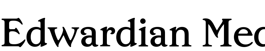 Edwardian Medium LET Font Download Free
